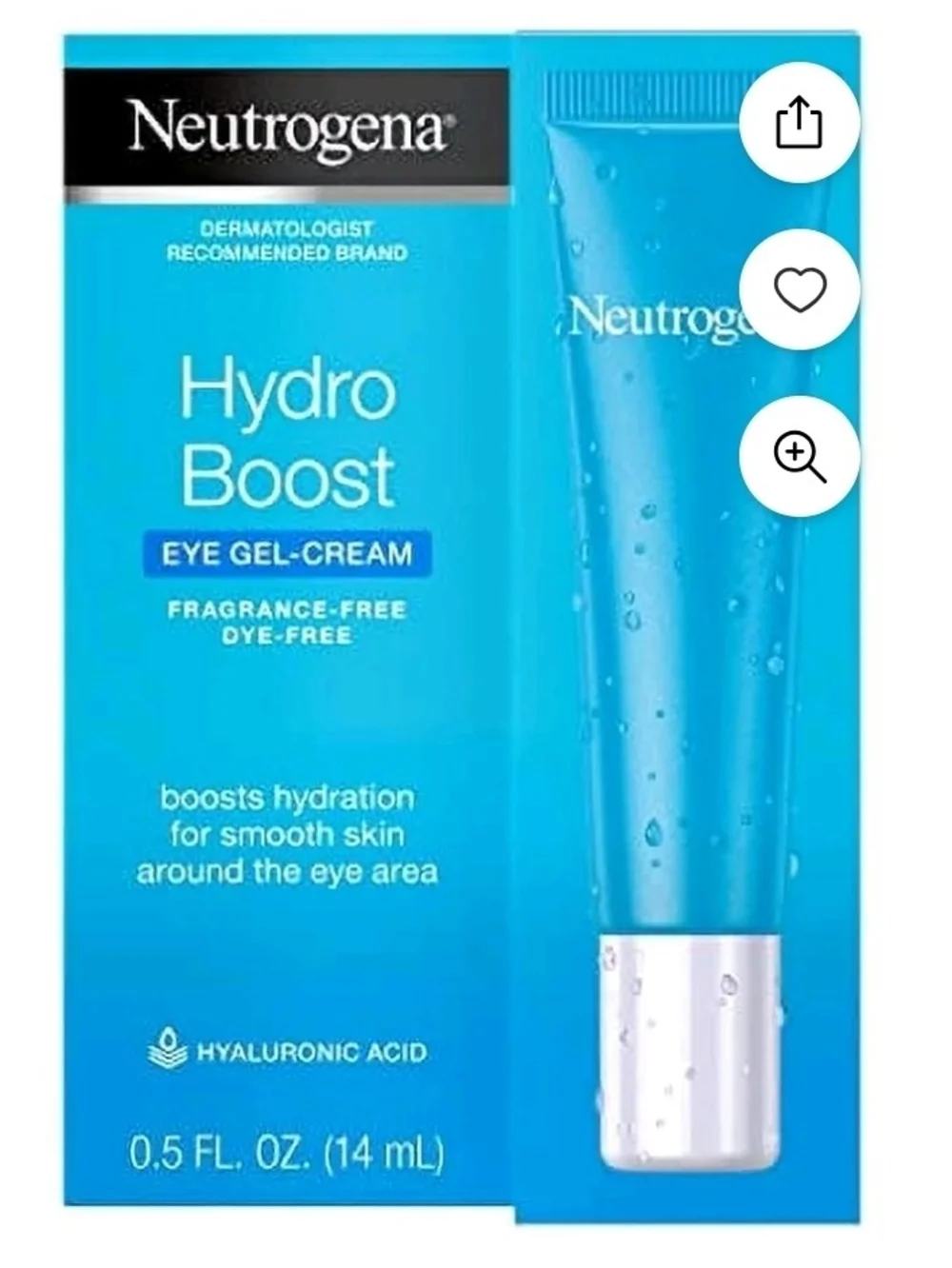 Neutrogena Hydro Boost Eye Gel-Cream & Hydrating Serum - Blue